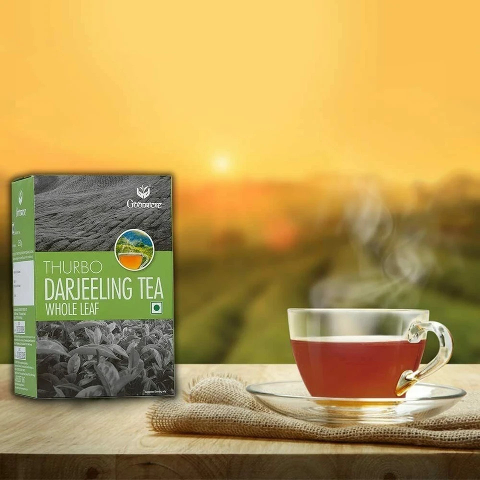 GOODRICKE Thurbo Darjeeling Tea 250 g Premium Black Loose Leaves Tea Rich Taste