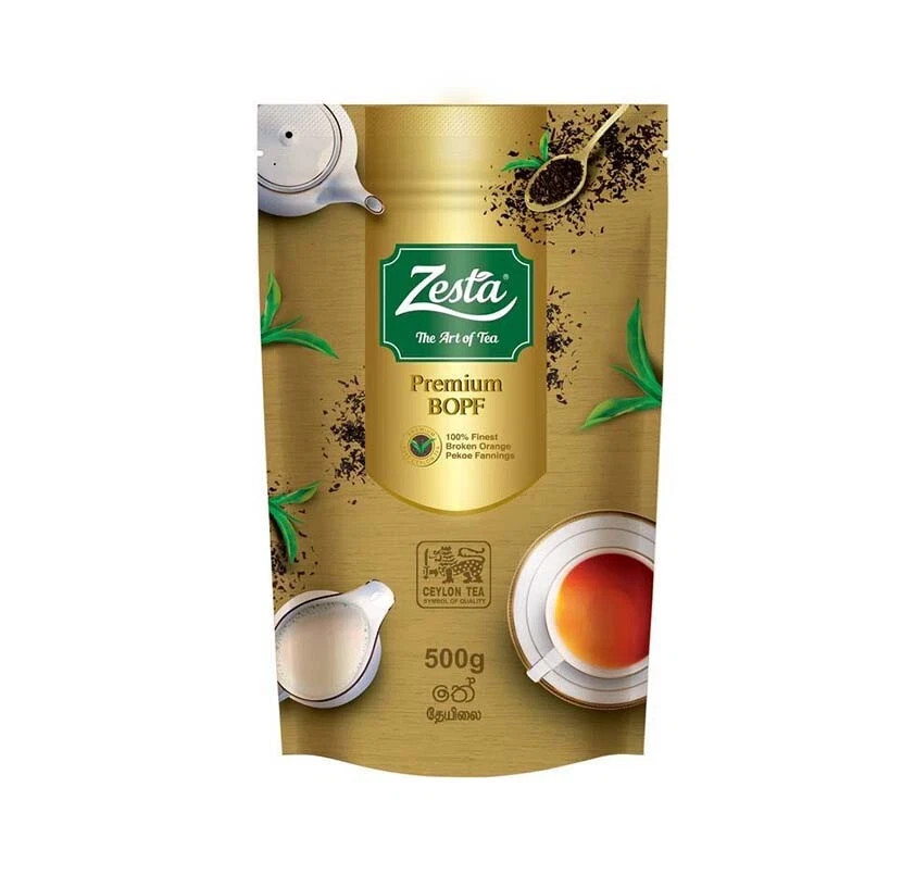 Zesta Ceylon pure Black tea Organic Tea Bags Premium BOPF Healthy slimming tea