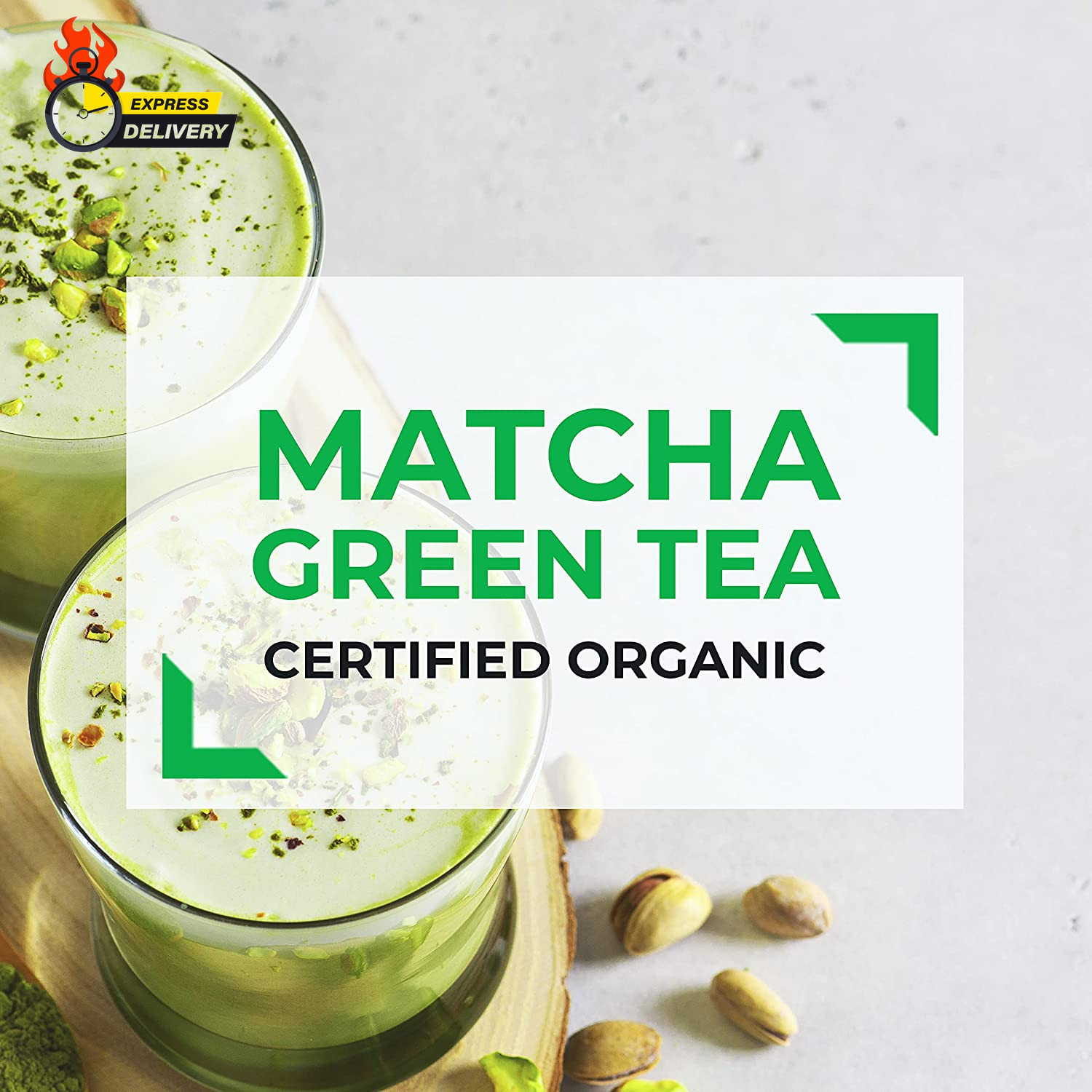 Certified Organic Matcha Green Tea Powder | 100% Pure Premium Culinary Grade Mat
