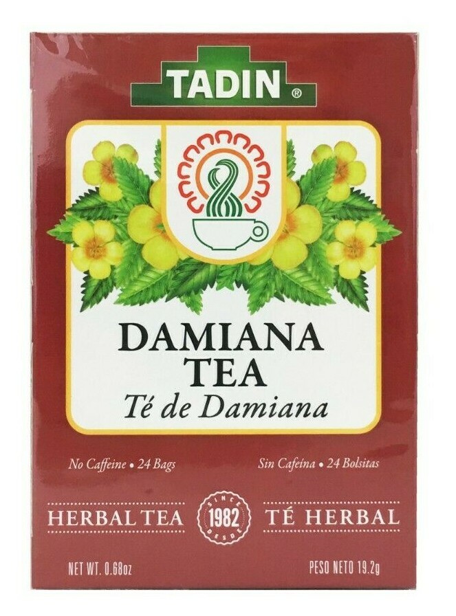 TADIN DAMIANA TEA 24 bags, 1 box Exp 2/ 2026