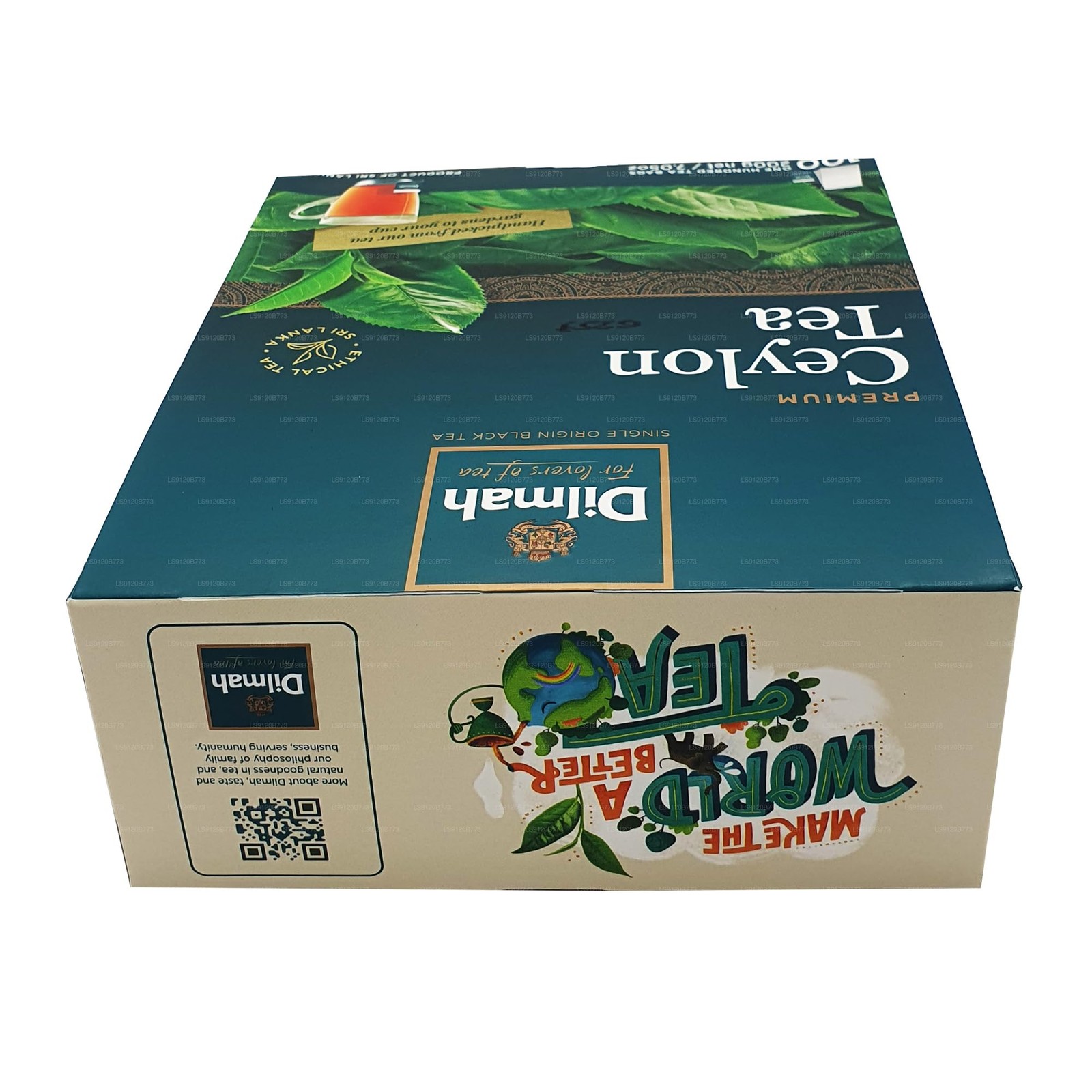 Dilmah Premium Ceylon Tea (200g) 100 Bags 100 Count (Pack of 1)