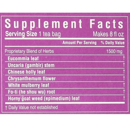 Triple Leaf Tea, Blood Pressure Herbal Tea 20 Tea Bags 4/2029 ~ (2 PACK)