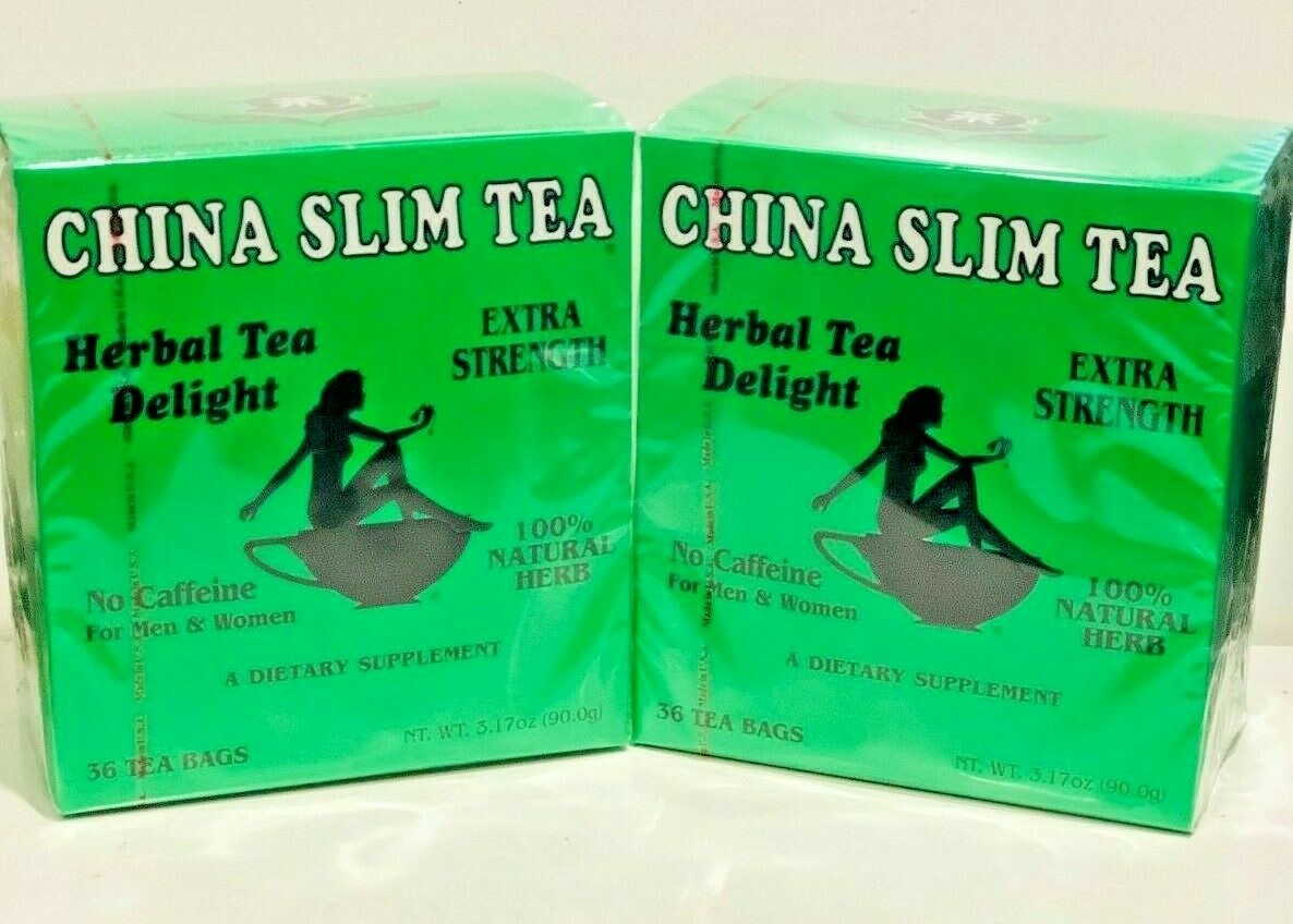 CHINA SLIM TEA 36 BAGS 2 BOXES TOTAL 72 TEA BAGS DIETER’S EXPIRATION 2025
