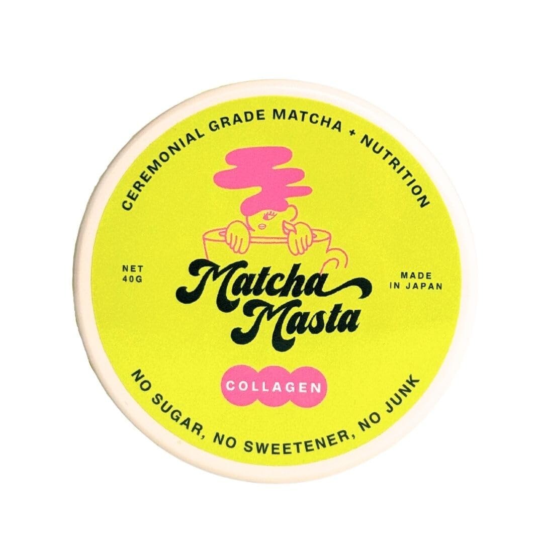 Matcha Masta Uji Kyoto Japanese Matcha & Collagen Powder for Skin & Nail Support