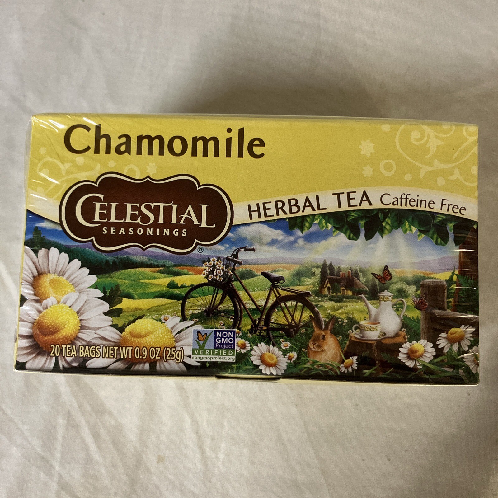 Lot of 2 Celestial Seasonings Chamomile Herbal 20 Tea Bags Each BB 3/23/25 FS!