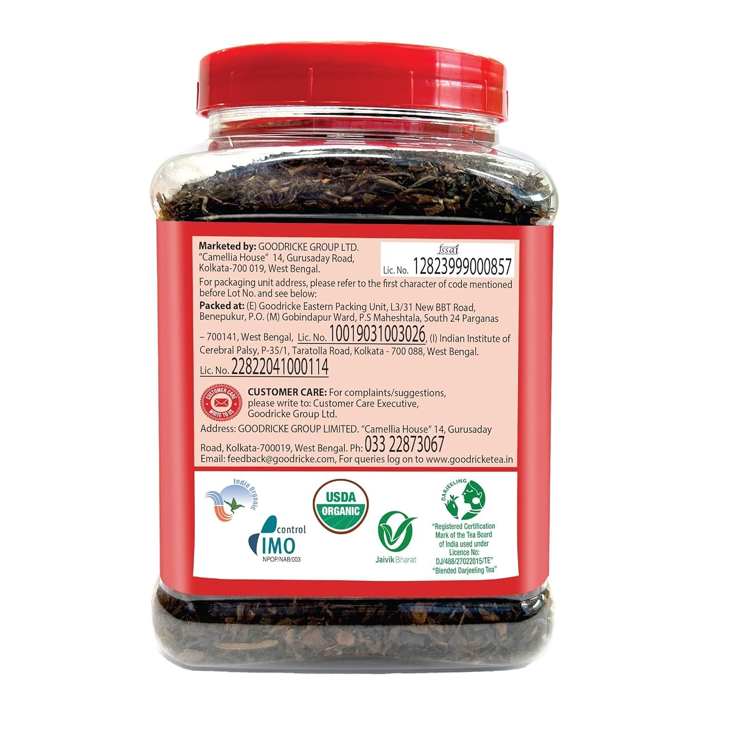 GOODRICKE Roasted Organic Darjeeling Tea 250gm