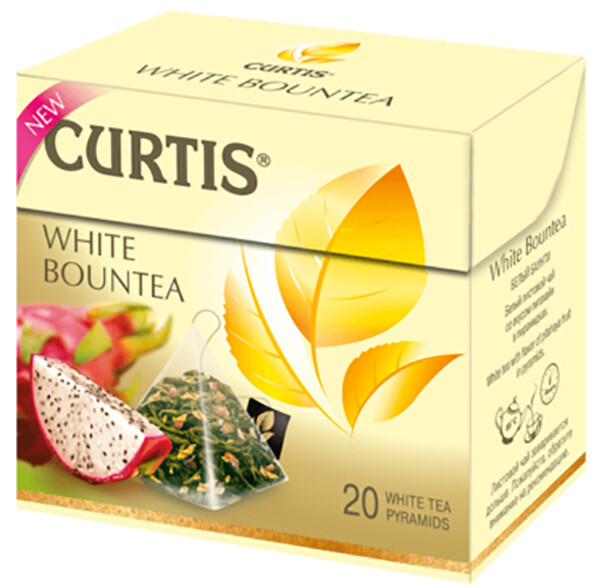 CURTIS White Tea White Bountea 20 Pyramids US Seller RF NO GMO Made in Russia
