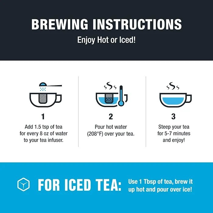 Tiesta Tea Lavender Chamomile Herbal Loose Leaf Tea, + 20 Filter Bags 20-25 Cups