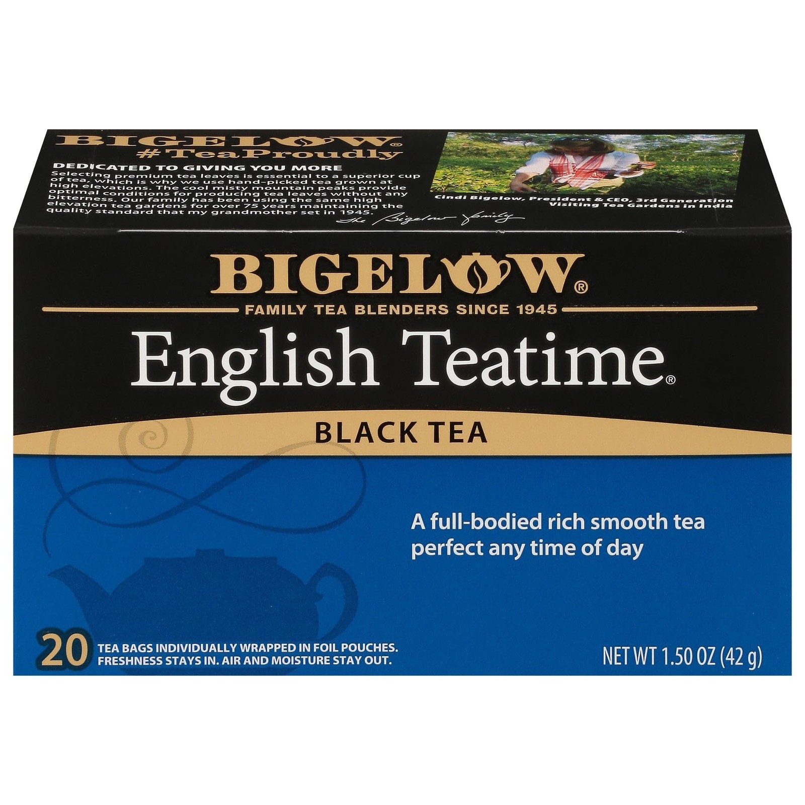 Bigelow English Teatime Black Tea Bags 20 Count Pack of 2 Buy Now