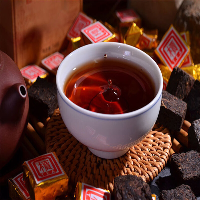 Yunnan Ripe Pu-erh Tea Mini Brick Natural Cooked Puerh 50g-500g 1Pc