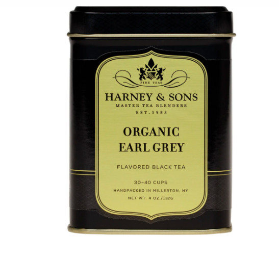Harney & Sons Organic Earl Grey 4 ounce Tin