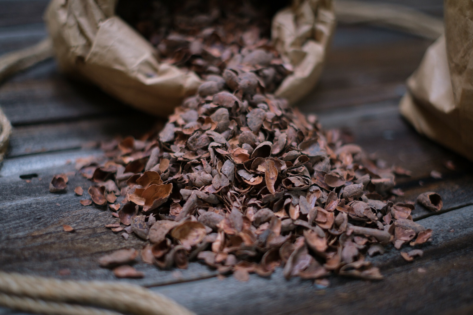 Organic Cacao Tea, loose leaf tea, 2 pounds