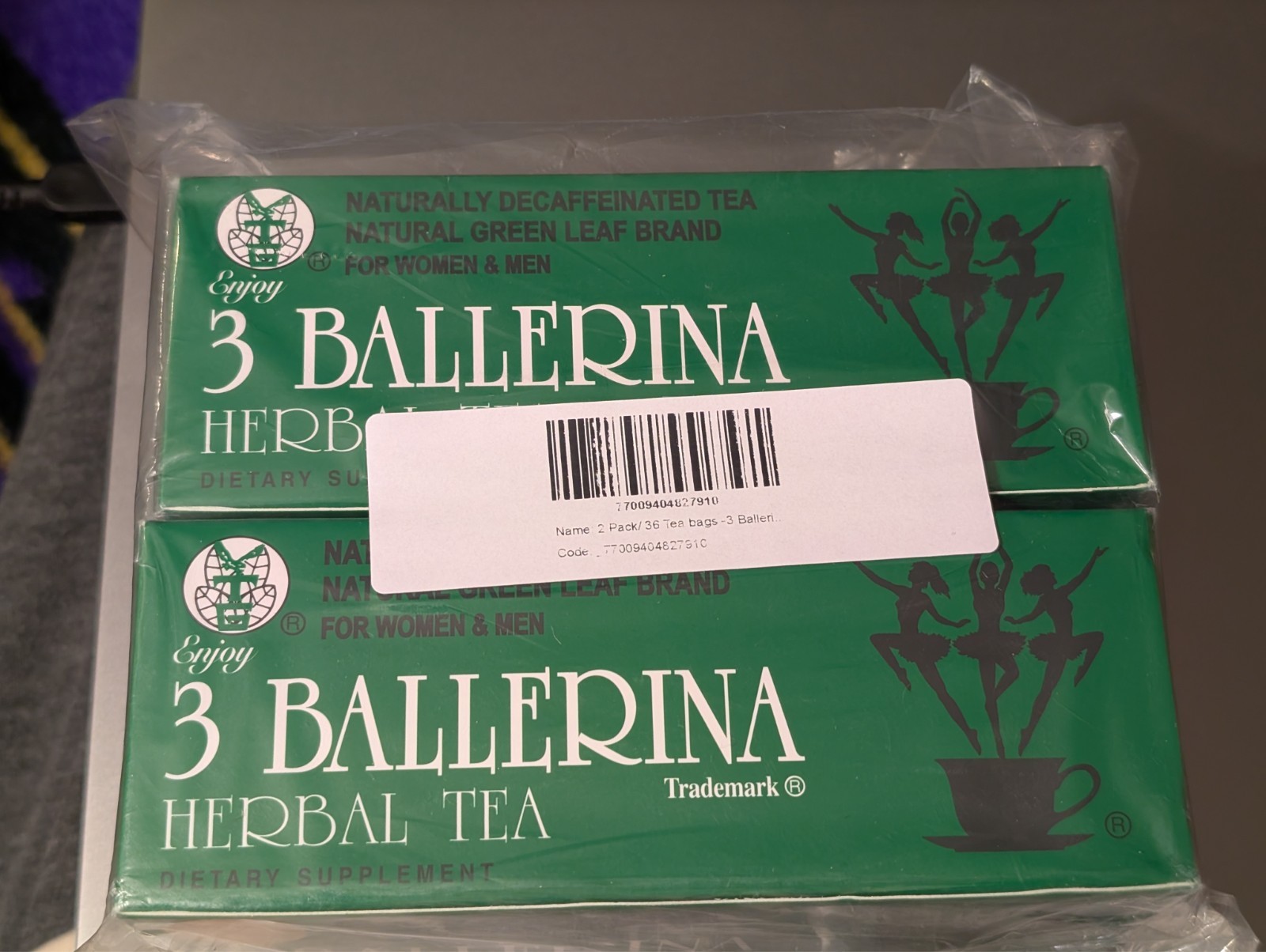 3 BALLERINA TEA DIETERS DRINK WEIGHT LOSS DIET EXTRA STRENGTH (18 TEA BAGS)