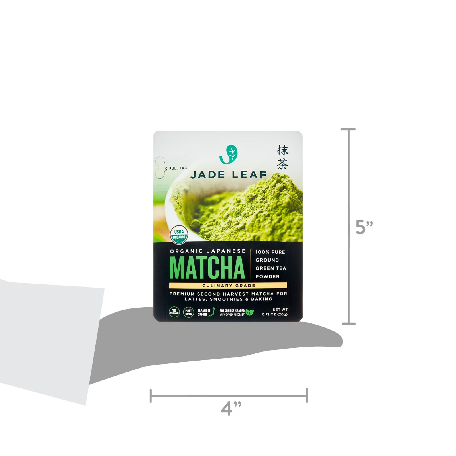 Jade Leaf Matcha Organic Japanese Culinary Matcha Powdered Tea 0.7 Oz