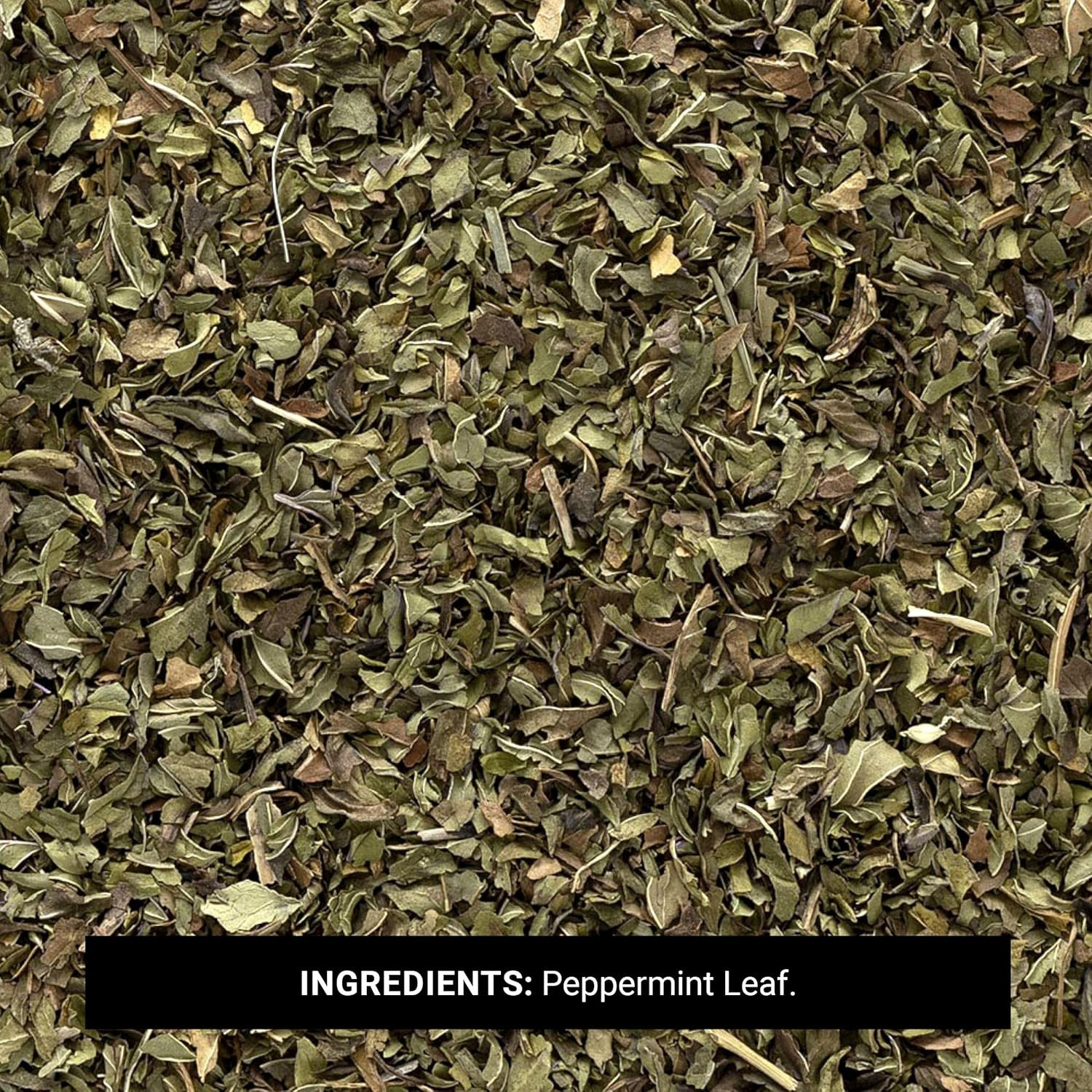 Bulk Peppermint Leaf, 1 Pound, Cut, Sifted Peppermint for Tea & Cooking, Cool, R