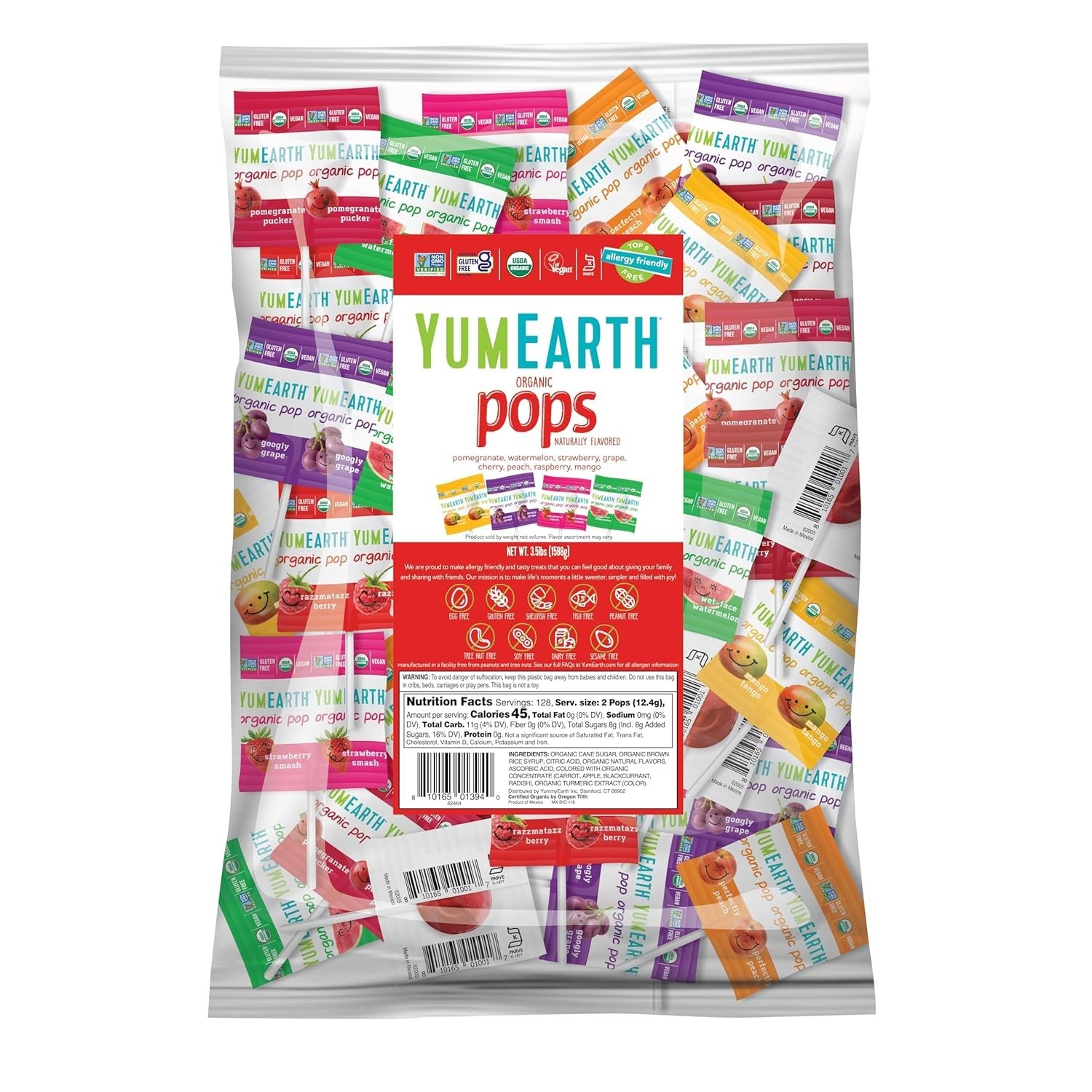Delicious Organic Pops Variety Pack – Allergy Friendly, Gluten Free Treats