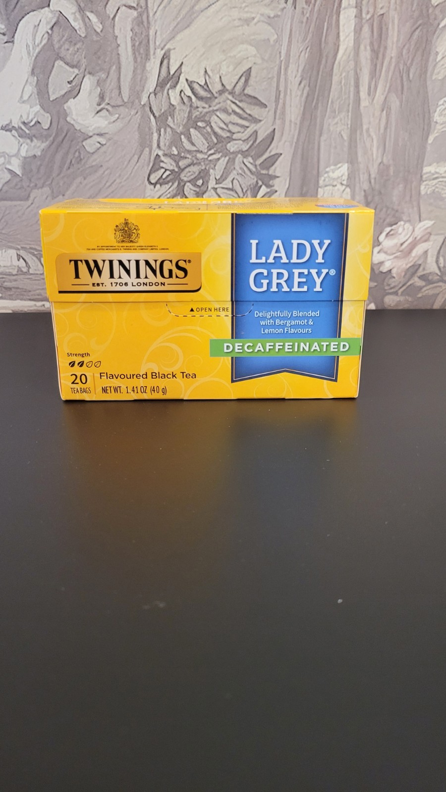 6 Packs – Twinings Lady Grey Decaffeinated Black Tea – 20 Count each box