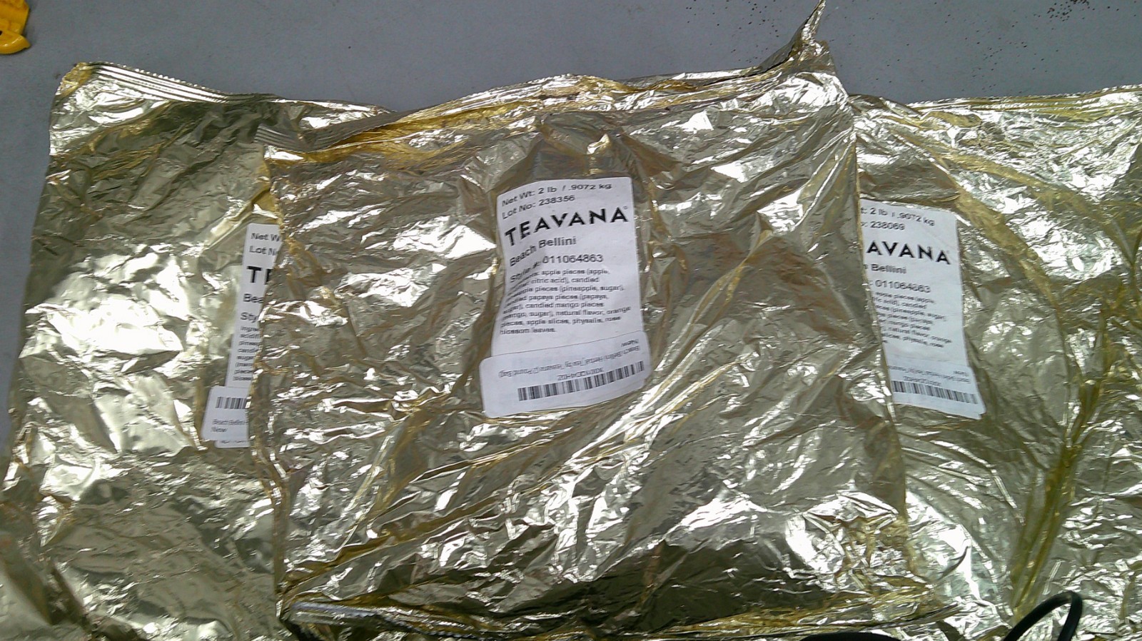 Teavana Beach Bellini Tea – 2lb Bag – Pack of 3 Bags = 6lbs