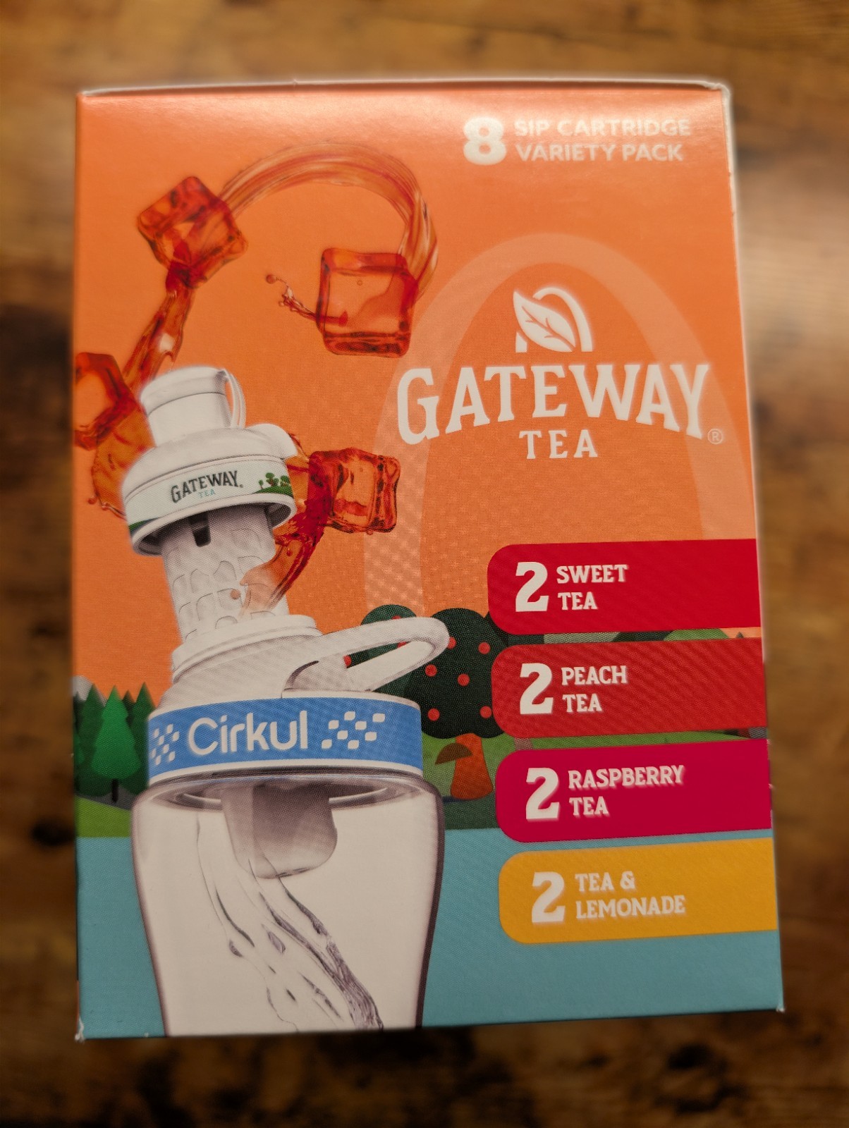 Cirkul Gateway Tea Variety Pack 8 Drink Mix Cartridges Exp 10/2027 New
