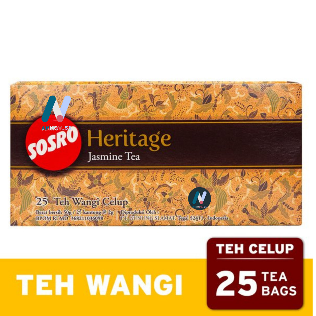 SOSRO HERITAGE Black Tea Dip Tea Stronger Fresh Fragrance Premium Indonesia 2PAX