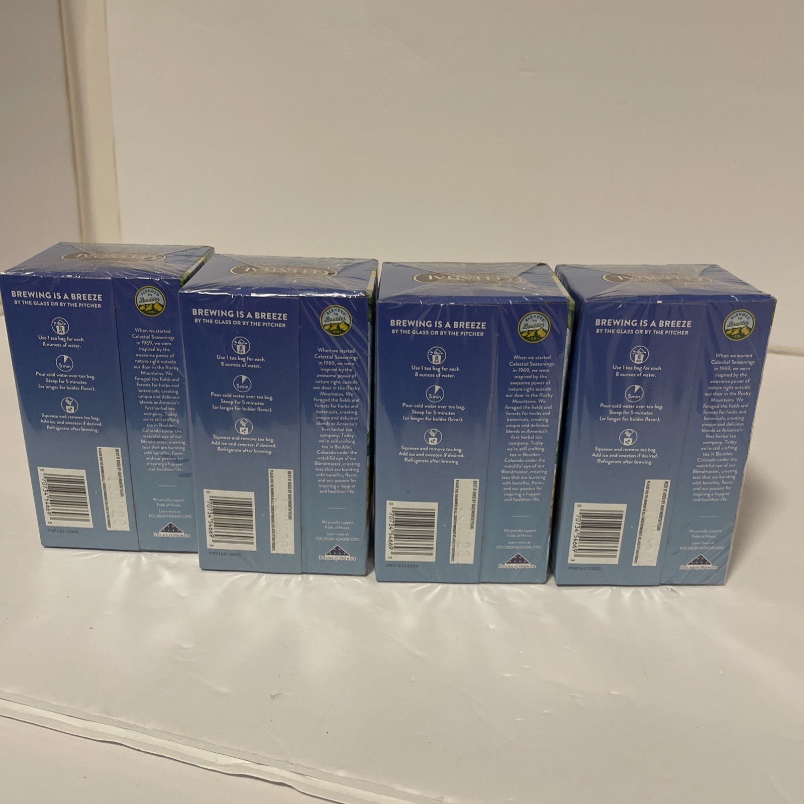 Celestial Seasonings Green Tea 72 bags brews in cold water contains caffeine