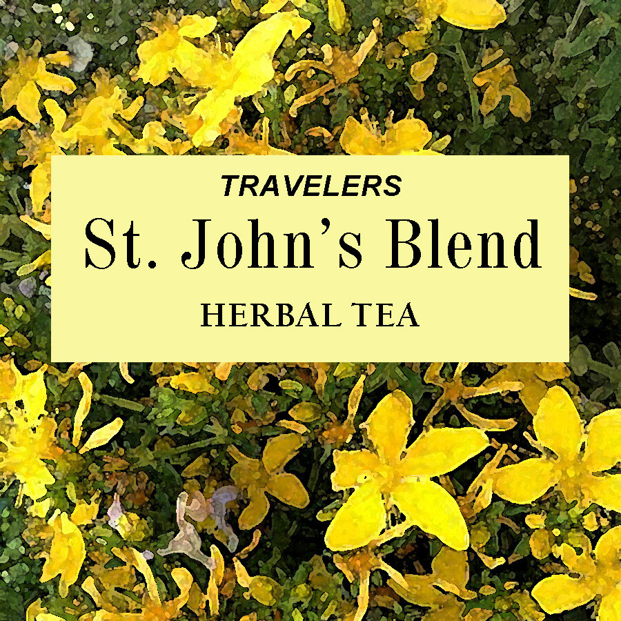 Travelers Saint John’s Blend (Herbal Tea), loose/bulk from $2.75 (1 oz.)