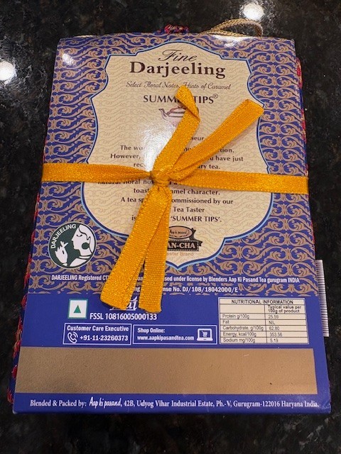 2 SAN-CHA Teas: 100mg Fine Darjeeling & 100mg Assam English Breakfast Loose Leaf