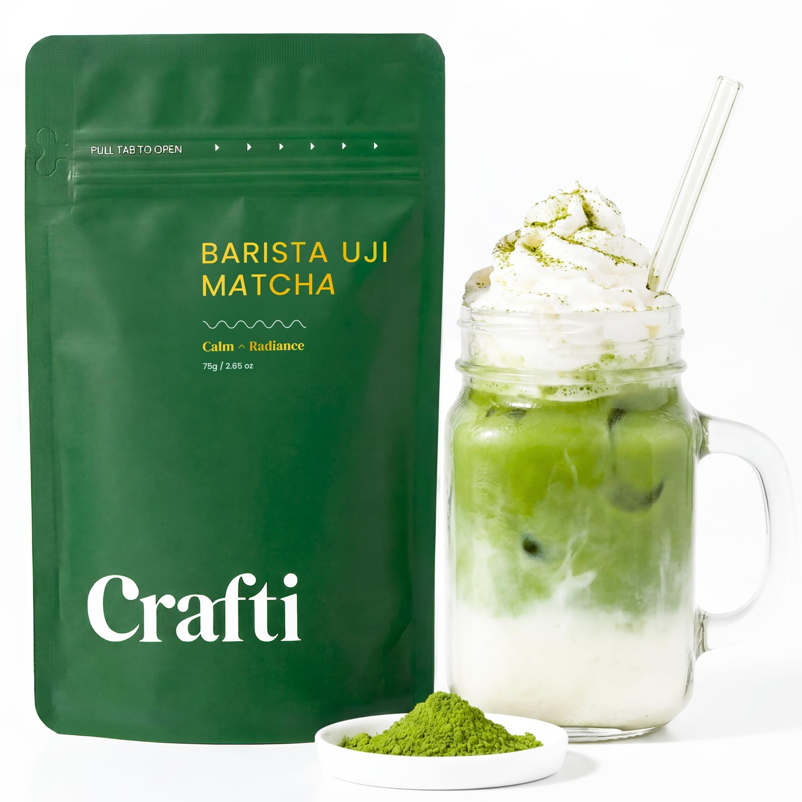Crafti Barista Premium Culinary Grade Uji Matcha Authentic Japanese Matcha G…