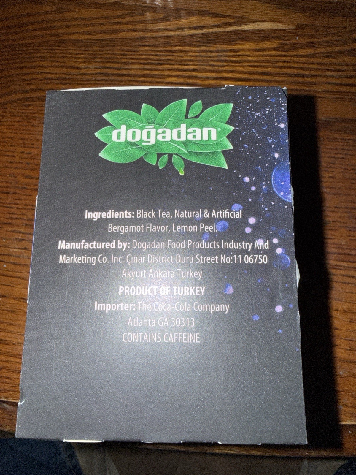 Dogadan Select Earl Grey Black Tea Case of 12 Exp 01/2026 120 Tea Bags