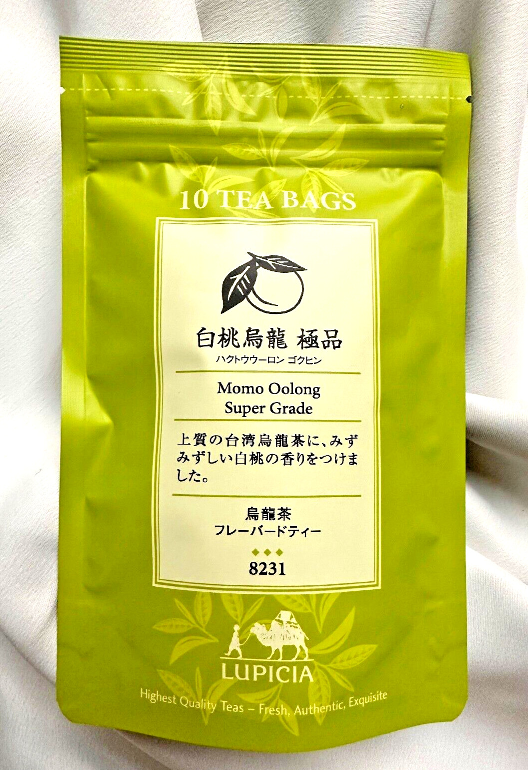 Japanese oolong peach tea Lupicia “Momo oolong super grade”