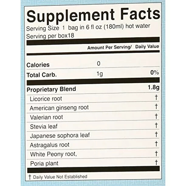 Prince Of Peace Sleeping Valerian Root Herbal Tea Bags 18 Count