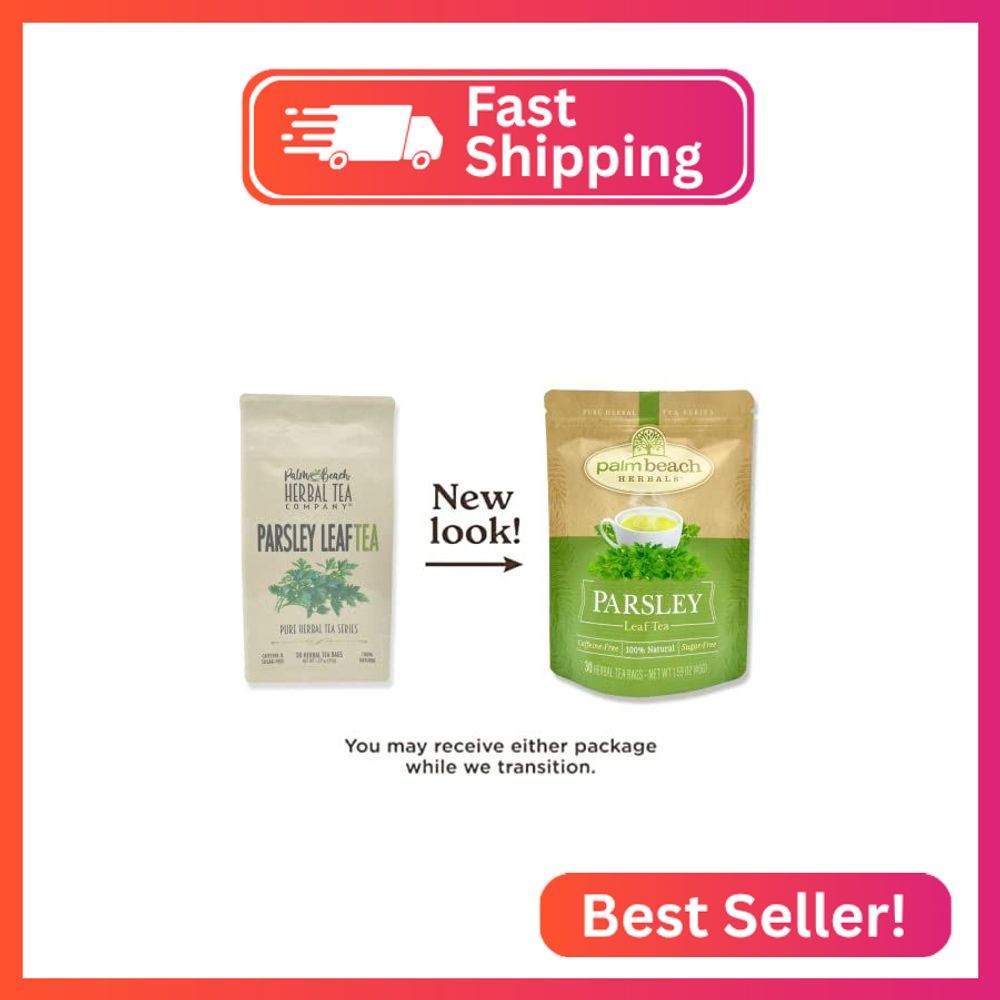 Palm Beach Medicinal Herbs – Parsley Leaf Tea – Pure Herbal Tea Series, 30ct