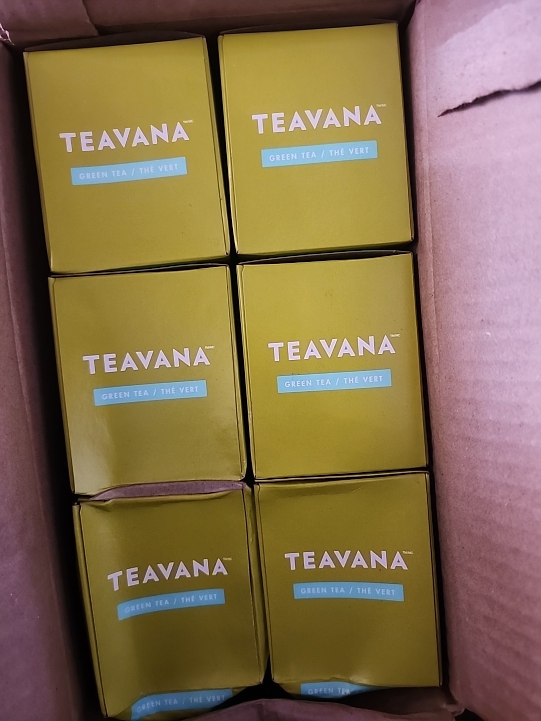 6x Teavana Jasmine Citrus Green Tea 24ct. Filterbags Best Before:09/26