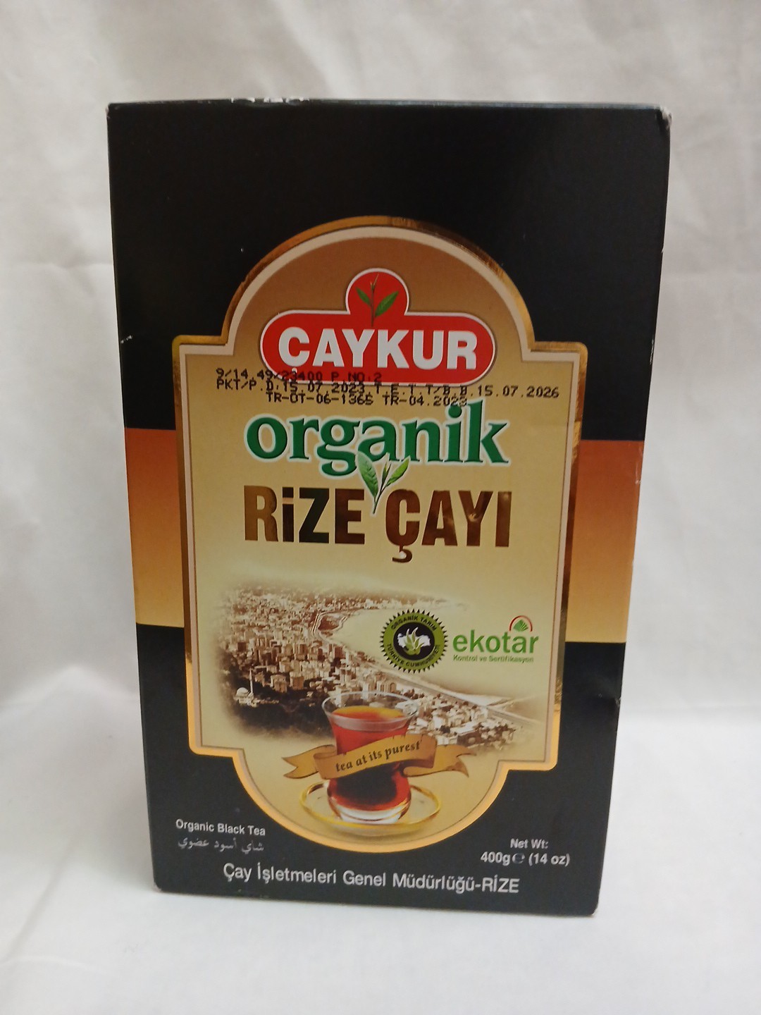 Caykur Organic Rice*Çayi Ekotar Tea At Its Purest Organic Black Tea 400g/14.oz