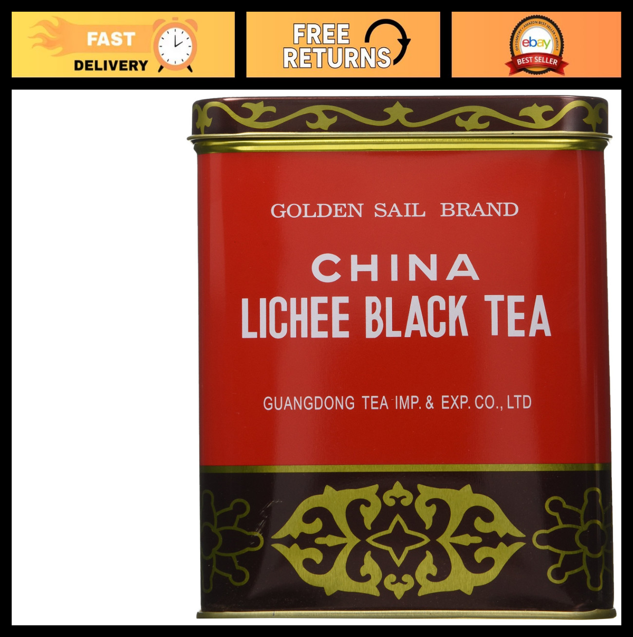Premium Lichee Black Tea – 1 lb Loose Leaf, Aromatic & Flavorful Brew
