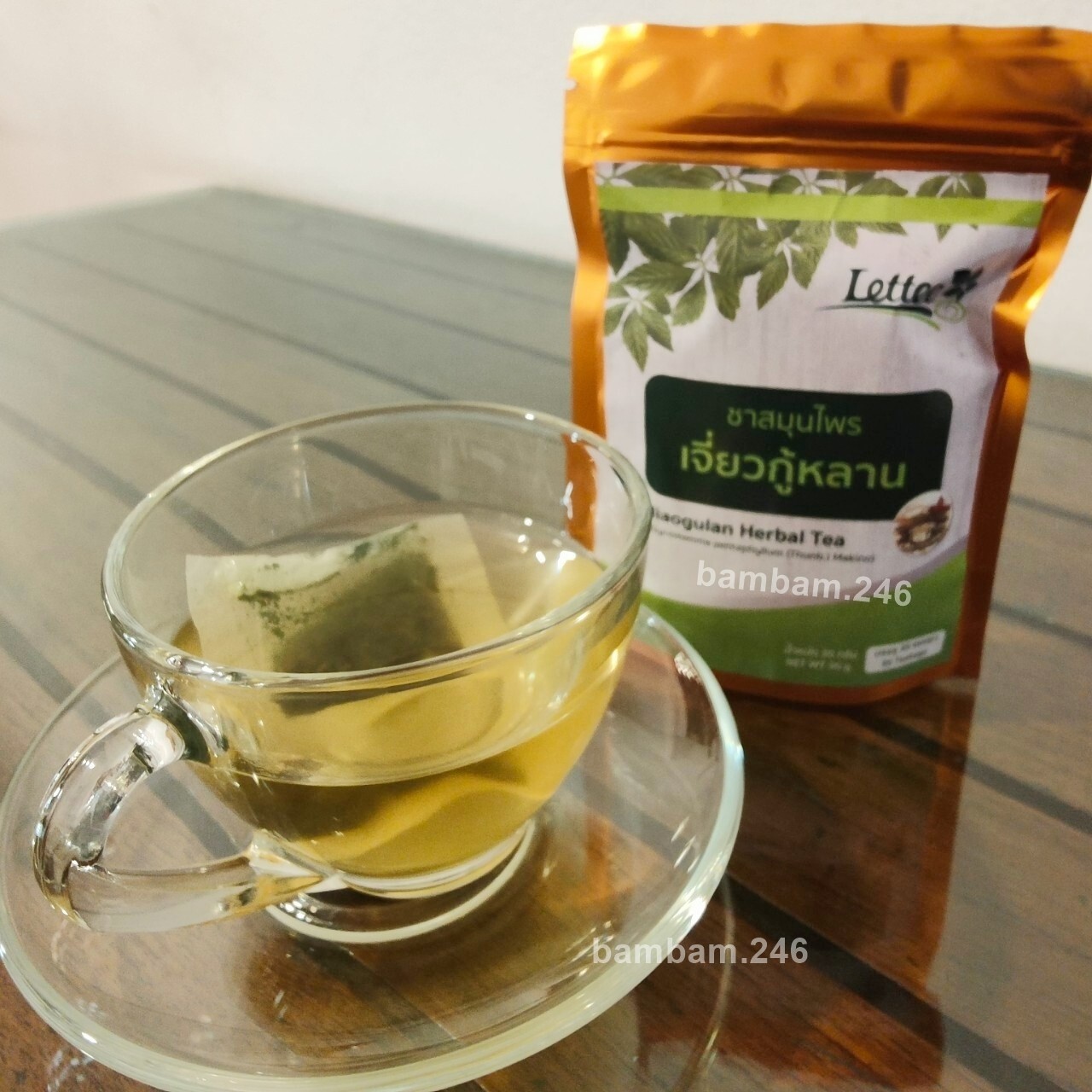 100 Teabags Premium Jiaogulan Tea 100% Natural Organic Tea to Lower Sugar Health