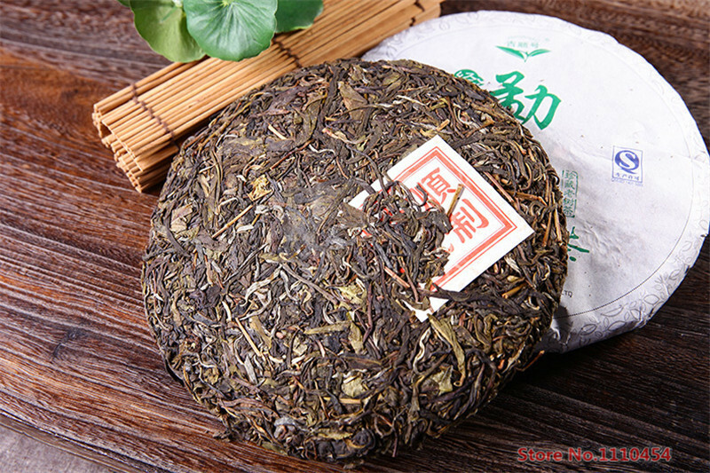 357g Organic Yunnan Puerh Tea Cake Sheng Menghai Green Natural Herbal Detox