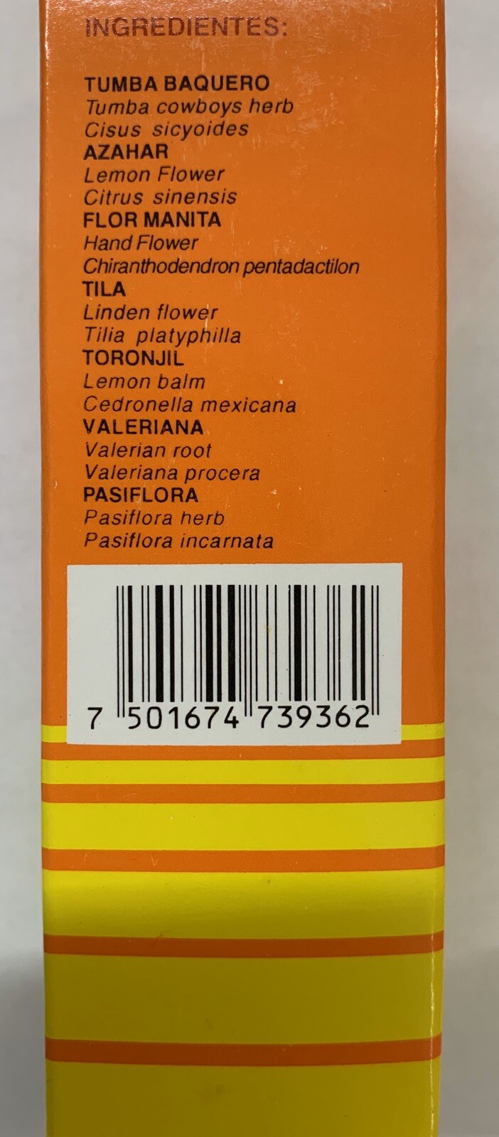 7 Siete Azahares Extracto Toronjil Valeriana Pasiflora Tila Tumba Vaquero Azahar