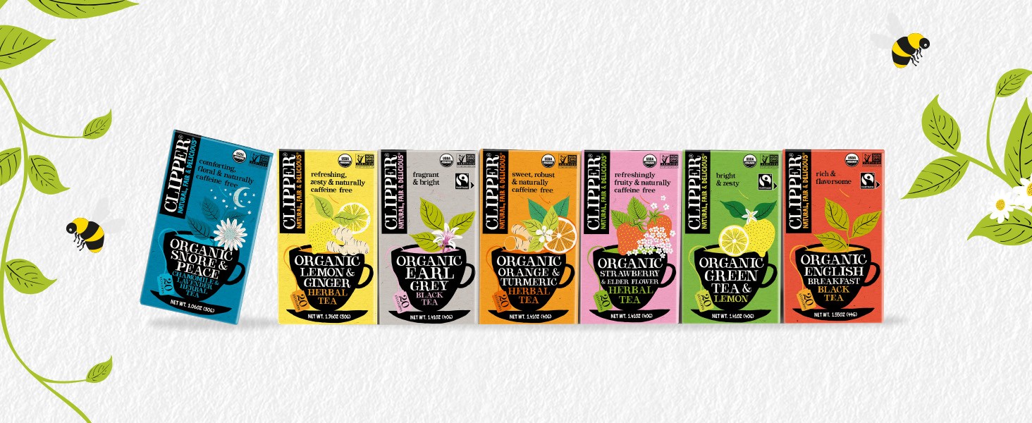 Strawberry and Elderflower, Organic, Plant-Based, Caffeine-Free, Great
