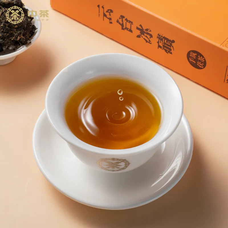 2018 CHINA TEA Anhua Dark Tea Hand-built Fu Brick Yuntai Moraine Black Tea 1kg