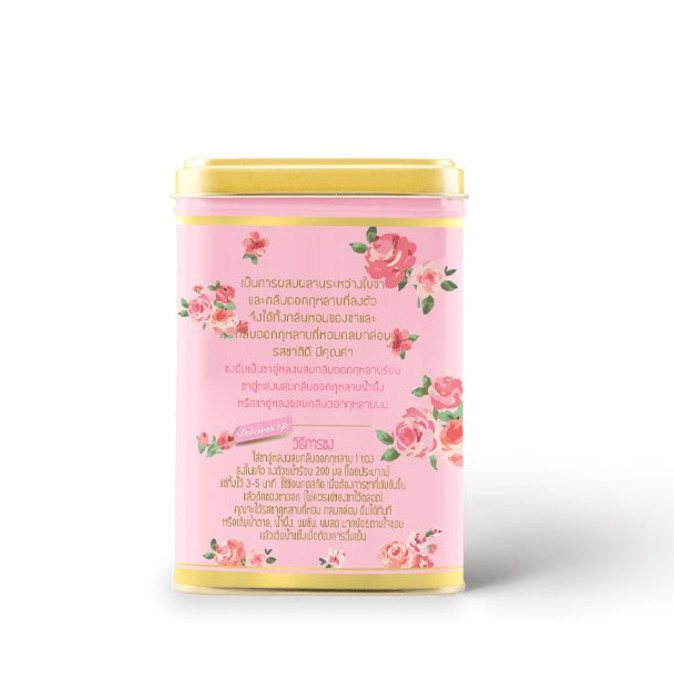 Cha Tra Mue, original rose tea, Thai tea, Rose Tea, Premium Tea Bag Can