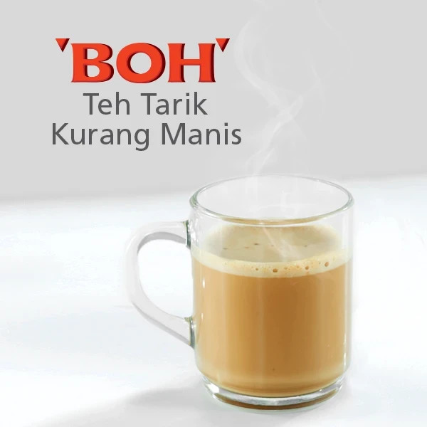 BOH 3in1 Tea TEH TARIK Kurang Manis Less Sweet 12’s (27g each) X 2 PACK