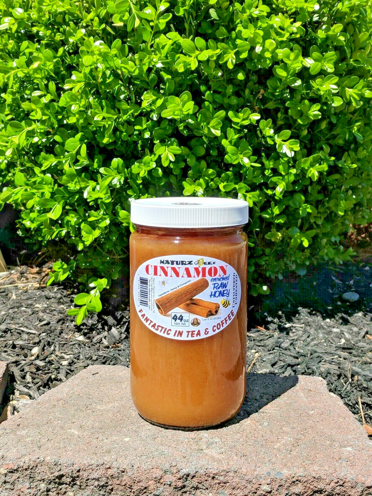 CINNAMON HONEY 44oz / 1.25kg / 2.75lb RAW HONEY & CINNAMON 100% PURE USA HONEY