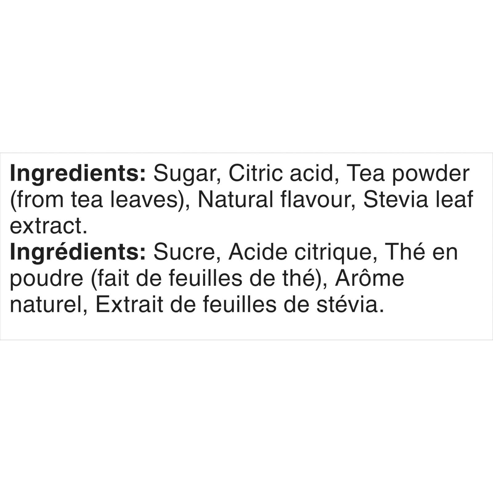 Original Iced Tea Mix, Less Sugar, 715g Pouch – Imported from Canada