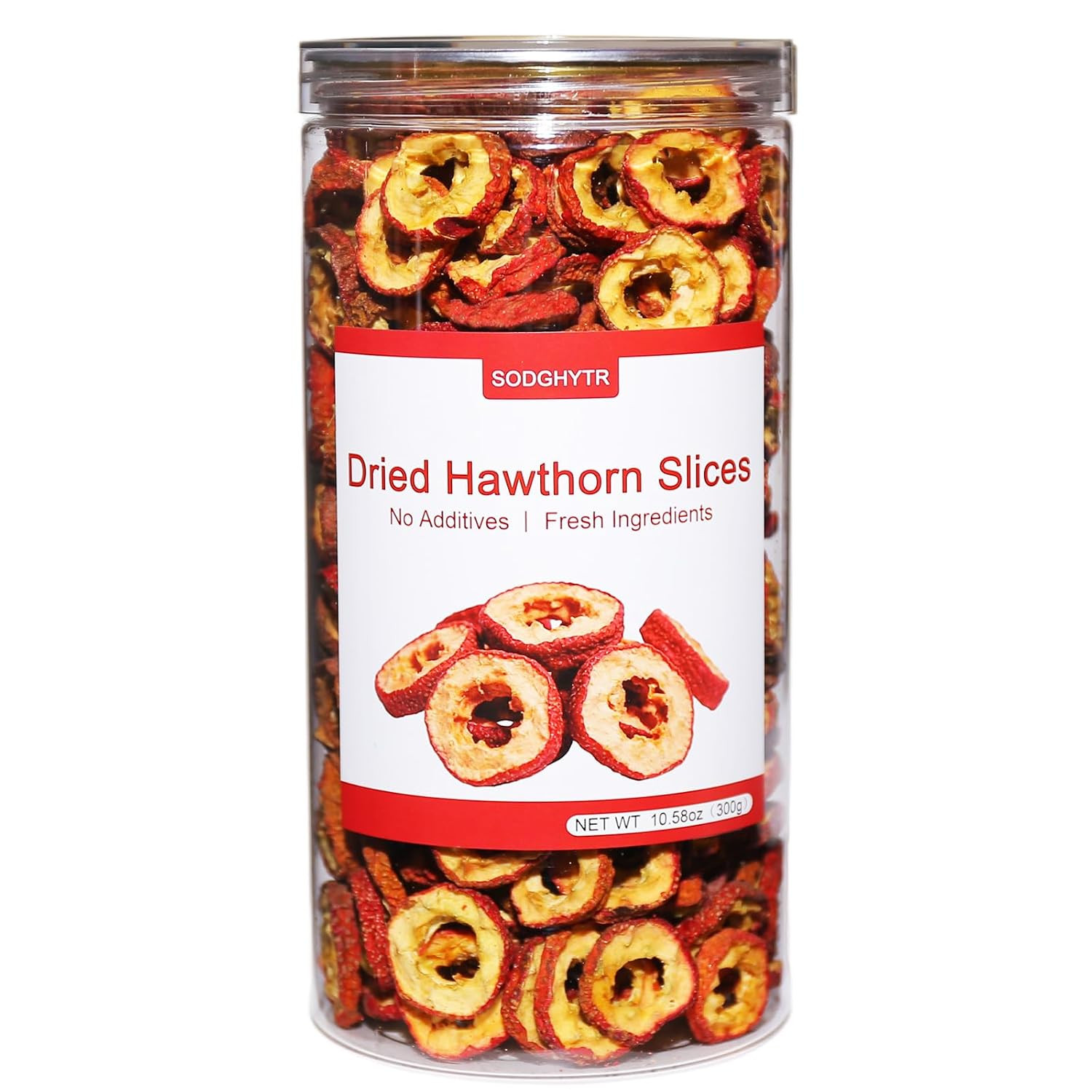 Dried Hawthorn Berry Slices, Fruit Tea Premium Seedless -10.6Oz/300G Hollow Circ