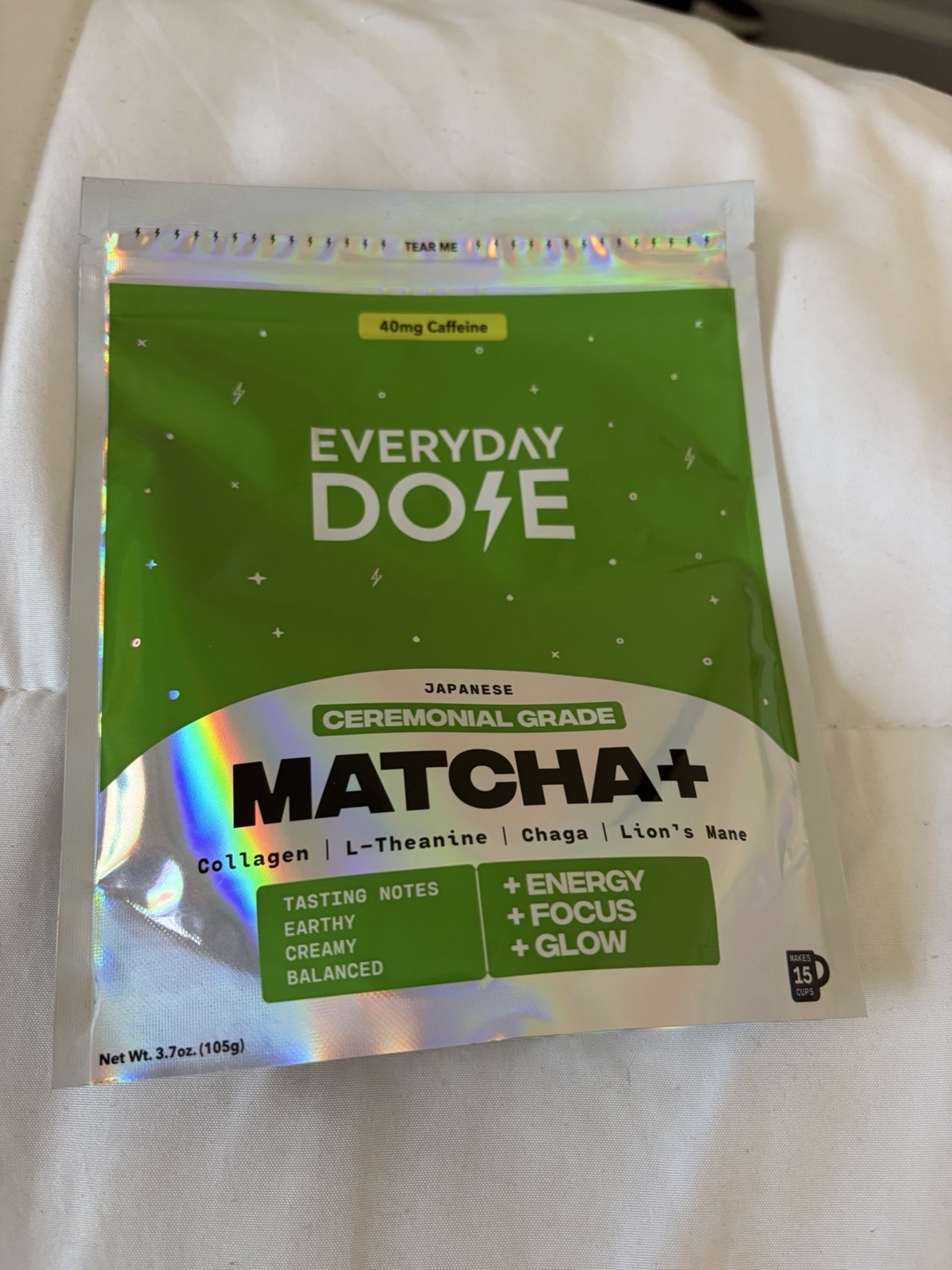 Everyday Dose Japanese Ceremonial Grade Matcha+ Powder 105g 15 Servings