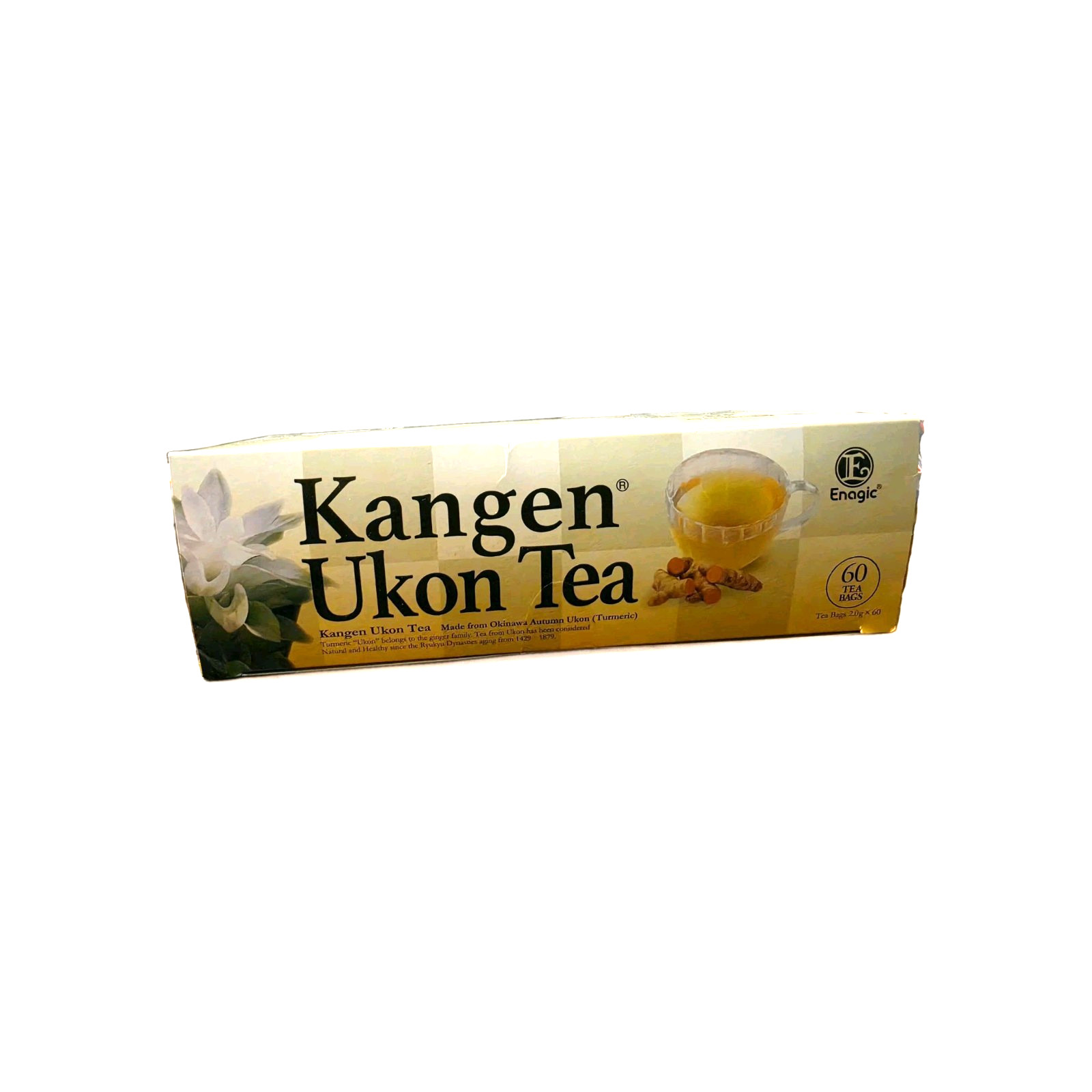 Kangen Ukon Turmeric Tea 60 Bags 100% Organic by Enagic – Sealed New