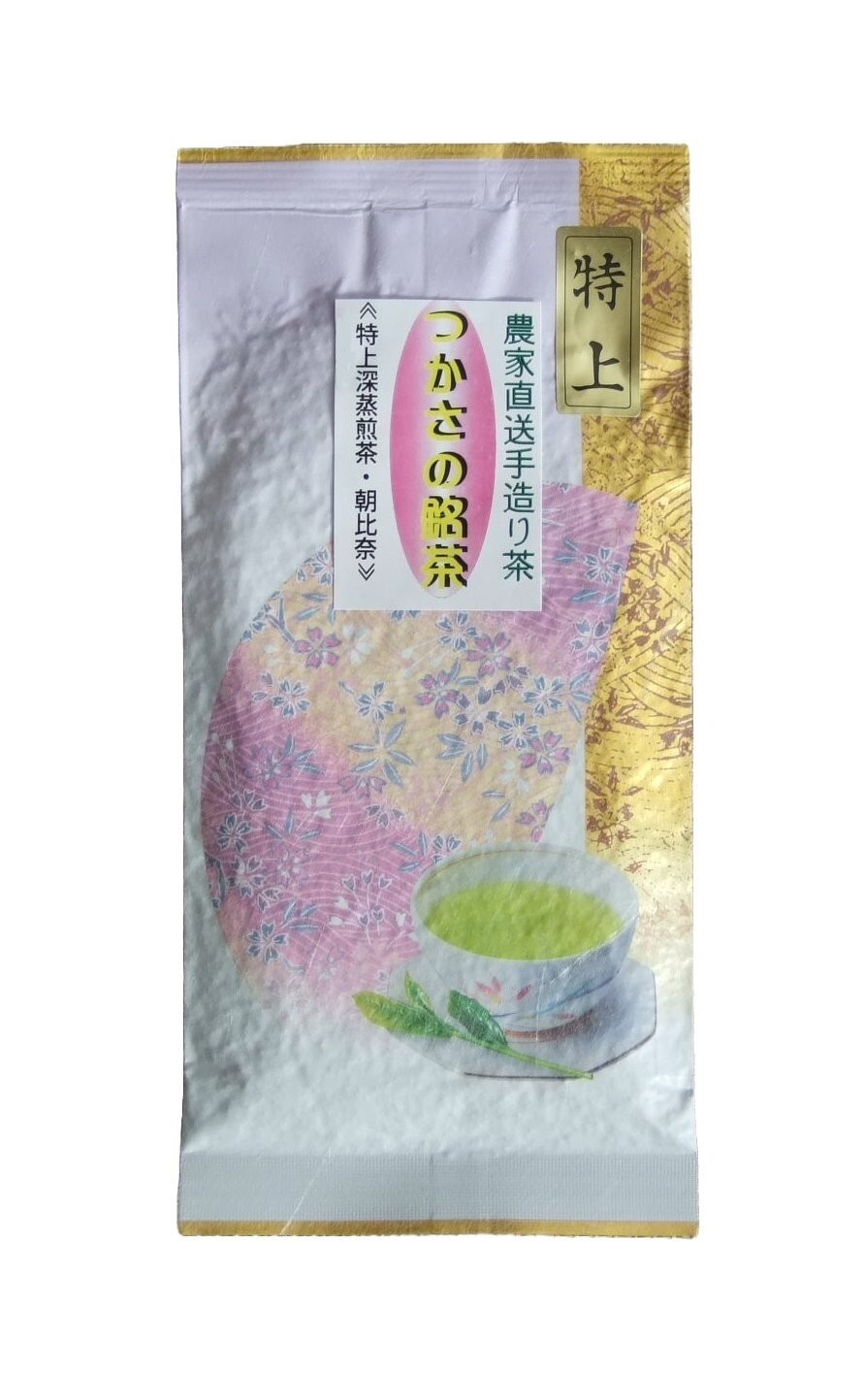 Japanese Green Tea Leaf Deep Steamed Brended Tea ASAHINA 100g Tsukasa original