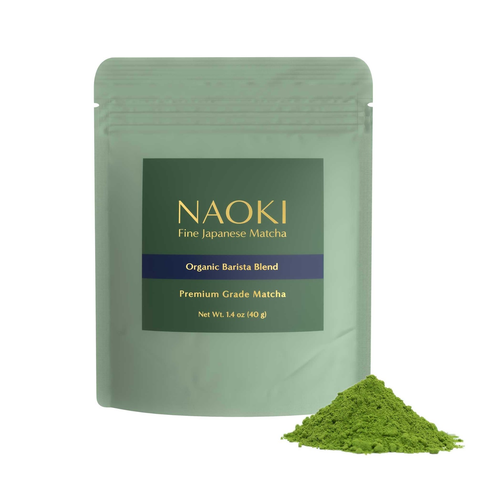 Naoki Matcha Organic Barista Blend Premium Grade 1.4 Ounce (Pack of 1)