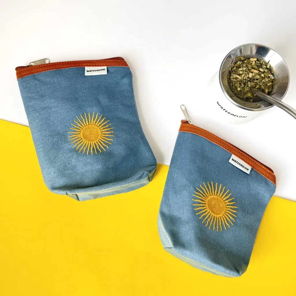 Set Matero Yerbera y Azucarera de Tela – Argentina